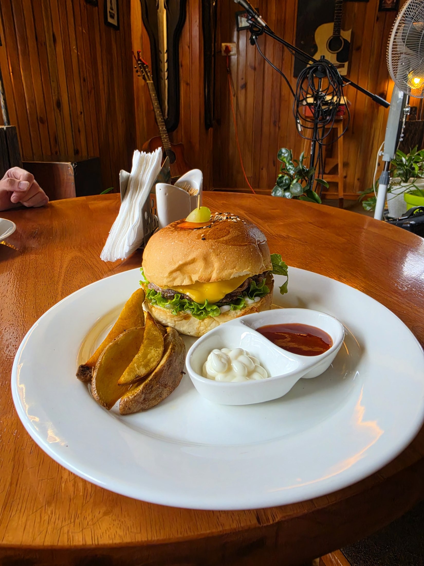 A plate from the Smilers kitchen